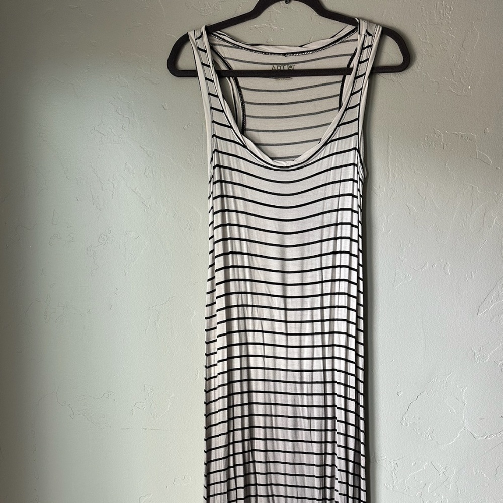 Ombre Striped Maxi Dress